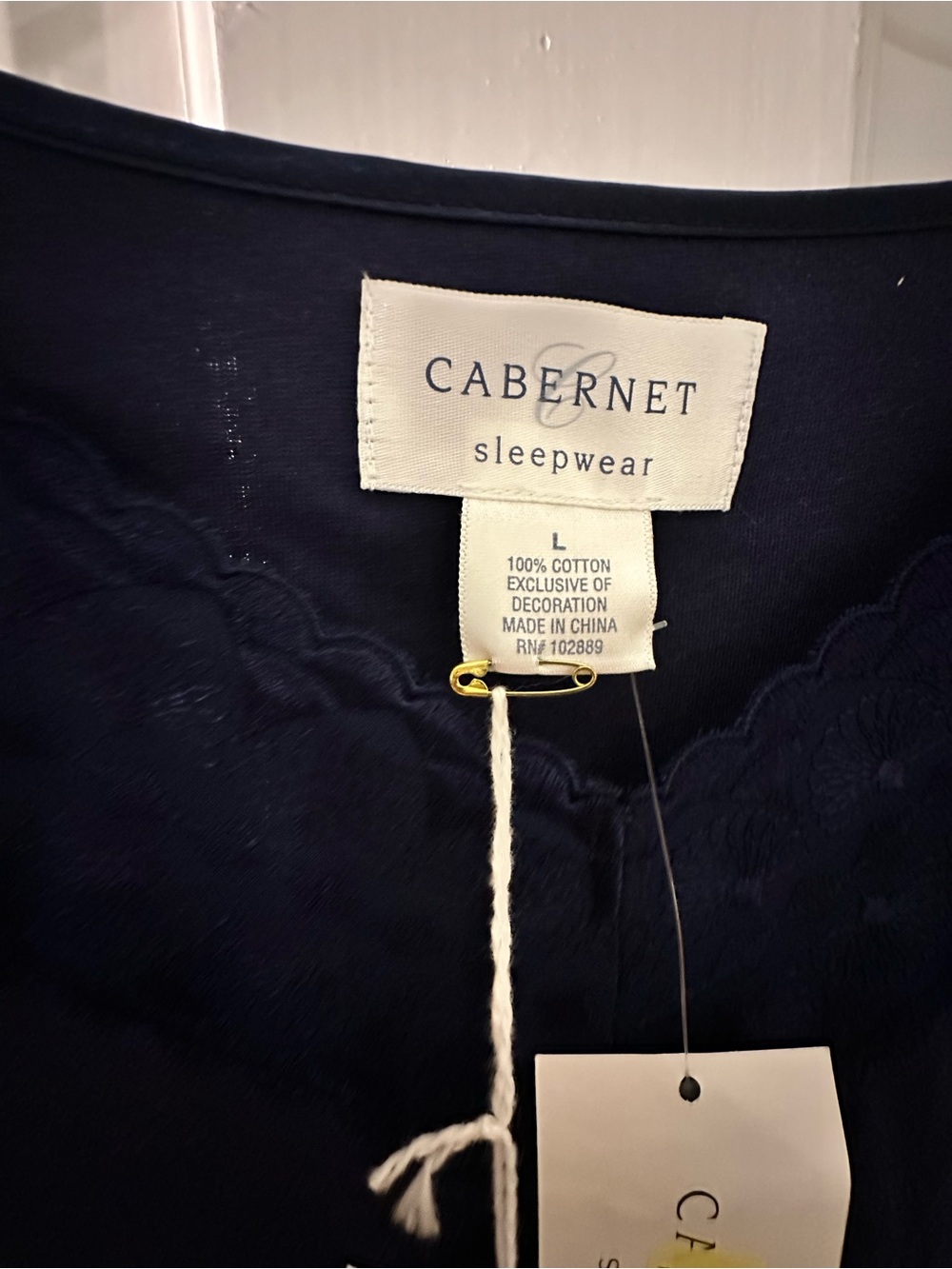 CABERNET Navy Sleepwear - Picture 3 of 6